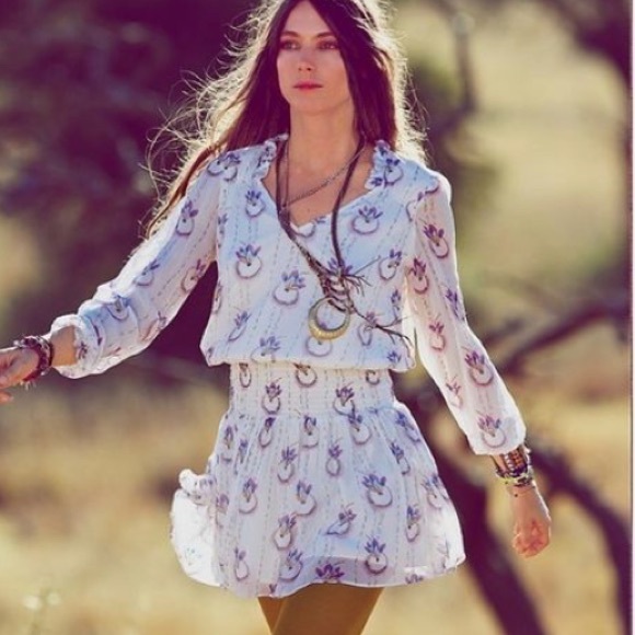 free people wild horses mini dress